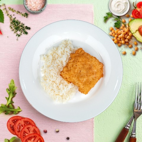 fish-schnitzel-with-boiled-rice