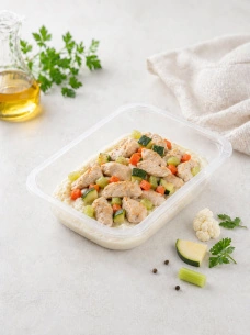 Куриная грудка с пюре из цветной капусты
